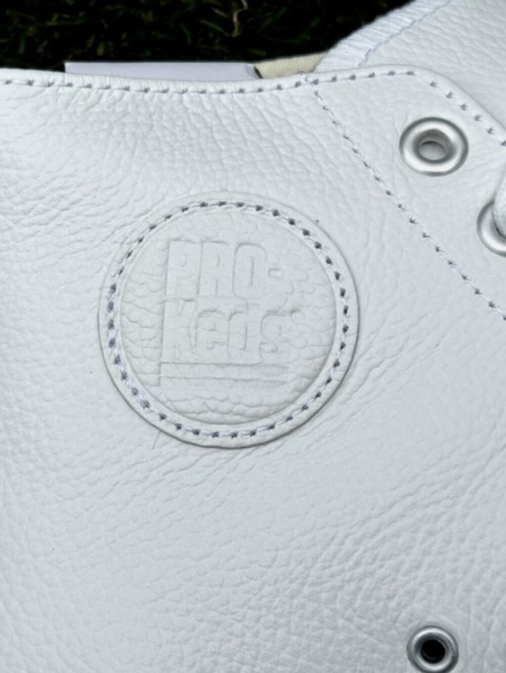NWT Men's Pro-Keds White Leather High-Top Sneaker - Picture 4 of 12